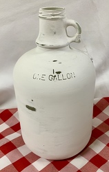 Chalkpainted Gallon Jug from Clark Flower and Gift Shop in Clark, SD