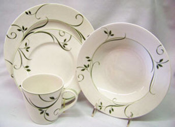 Noritake Arbour Green 4385 4 Piece Place Setting Sale from Clark Flower and Gift Shop in Clark, SD