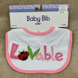 Baby Bib Lovable from Clark Flower and Gift Shop in Clark, SD