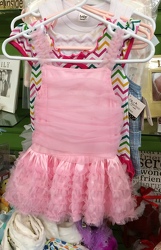Lil Sweetheart Pink Baby Dress from Clark Flower and Gift Shop in Clark, SD