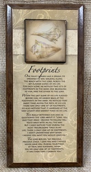 Footprints Plaque from Clark Flower and Gift Shop in Clark, SD