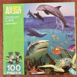 Ocean Life Jigsaw Puzzle 100 pc from Clark Flower and Gift Shop in Clark, SD