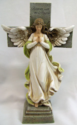 Angel with Cross from Clark Flower and Gift Shop in Clark, SD