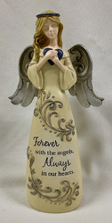 Angel Figurine "Forever with the Angels.." from Clark Flower and Gift Shop in Clark, SD