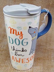 My Dog Thinks I'm Awesome Mug from Clark Flower and Gift Shop in Clark, SD