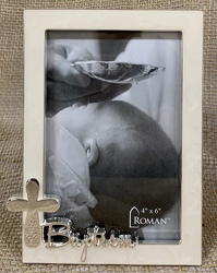 Baptism Photo Frame from Clark Flower and Gift Shop in Clark, SD