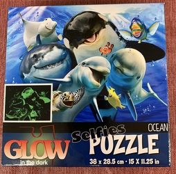 Glow in the Dark Selfies Puzzle Ocean 100 pc from Clark Flower and Gift Shop in Clark, SD