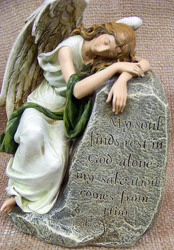 Resting Angel Memorial Stone from Clark Flower and Gift Shop in Clark, SD