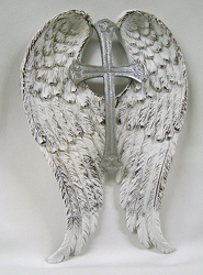 Angel Wings with Cross from Clark Flower and Gift Shop in Clark, SD