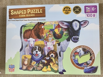 Farm Friends Shaped Puzzle 100 pc from Clark Flower and Gift Shop in Clark, SD