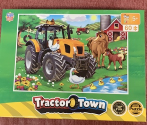 Tractor Town Puzzle 60 pc from Clark Flower and Gift Shop in Clark, SD