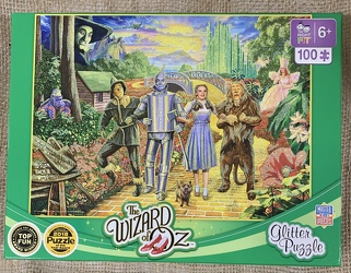 The Wizard Of Oz Glitter Puzzle 100 pc from Clark Flower and Gift Shop in Clark, SD
