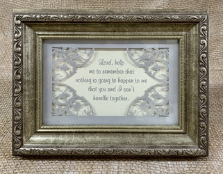 Lord help me to remember.. Framed Print from Clark Flower and Gift Shop in Clark, SD