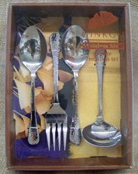 Lafayette Stainless 4 Piece Hostess Set from Clark Flower and Gift Shop in Clark, SD