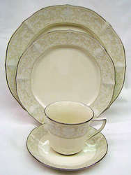 Noritake Imperial Lace 7375 Cup Saucer Salad Dinner Sale from Clark Flower and Gift Shop in Clark, SD