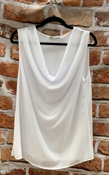 White Sleeveless Top from Clark Flower and Gift Shop in Clark, SD