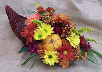Fall Cornucopia from Clark Flower and Gift Shop in Clark, SD
