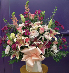 Purple, Pink, & White Bouquet from Clark Flower and Gift Shop in Clark, SD