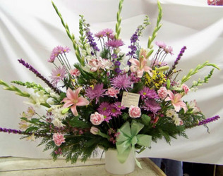 Purples, Pinks, & White Traditional Bouquet from Clark Flower and Gift Shop in Clark, SD