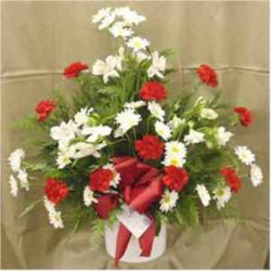 Traditional Red & White Bouquet from Clark Flower and Gift Shop in Clark, SD