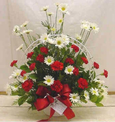 Red & White Bouquet from Clark Flower and Gift Shop in Clark, SD