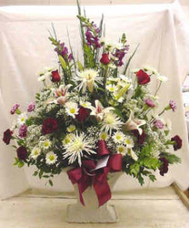 Traditional Sympathy Arrangement from Clark Flower and Gift Shop in Clark, SD