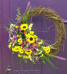 Grapevine Wreath from Clark Flower and Gift Shop in Clark, SD
