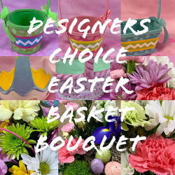 Designers Choice Easter Basket Bouquet from Clark Flower and Gift Shop in Clark, SD