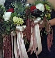Mixed Garden Bridesmaid Bouquets from Clark Flower and Gift Shop in Clark, SD