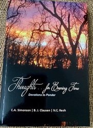 Thoughts ... for Evening Time by C.A. Simonson, B.J. Clausen from Clark Flower and Gift Shop in Clark, SD