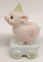 Precious Moments 15954 Age 3 Piggy from Clark Flower and Gift Shop in Clark, SD