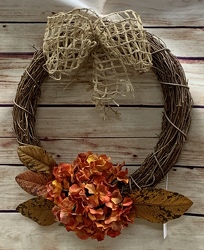 Fall Grapevine Wreath from Clark Flower and Gift Shop in Clark, SD