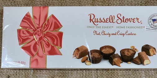Russell Stover 16 oz Nut, Chewy, & Crisp Centers from Clark Flower and Gift Shop in Clark, SD