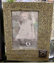 Lord's Prayer Photo Frame from Clark Flower and Gift Shop in Clark, SD