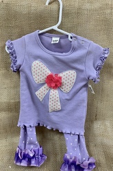 Baby Top with Pants Lavender from Clark Flower and Gift Shop in Clark, SD