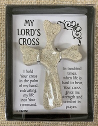 Boxed Comforting Cross from Clark Flower and Gift Shop in Clark, SD