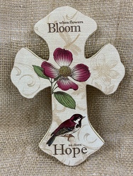 When flowers Bloom Cross from Clark Flower and Gift Shop in Clark, SD