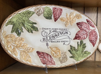 Blessings Oval Tray from Clark Flower and Gift Shop in Clark, SD