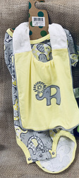 Lil Peanut Bodysuit with Matching Bib from Clark Flower and Gift Shop in Clark, SD