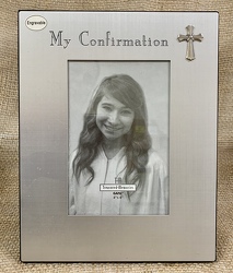 My Confirmation Silver Photo Frame from Clark Flower and Gift Shop in Clark, SD