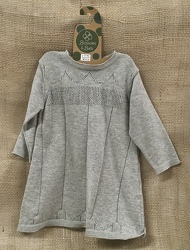 Gray Long Sleeve Knit Dress from Clark Flower and Gift Shop in Clark, SD