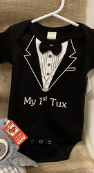 My 1st Tux Diaper Shirt from Clark Flower and Gift Shop in Clark, SD