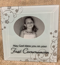 First Communion Photo Frame from Clark Flower and Gift Shop in Clark, SD