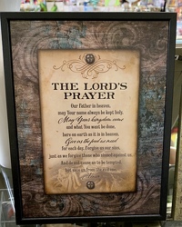 The Lord's Prayer Plaque from Clark Flower and Gift Shop in Clark, SD