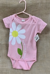 Sweet as a Daisy Diaper Shirt from Clark Flower and Gift Shop in Clark, SD