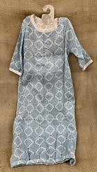 Baby Basics Muslin Gown Blue from Clark Flower and Gift Shop in Clark, SD