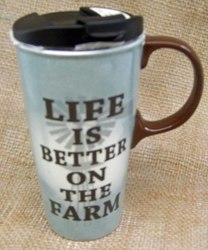 Life Is Better on the Farm Mug from Clark Flower and Gift Shop in Clark, SD