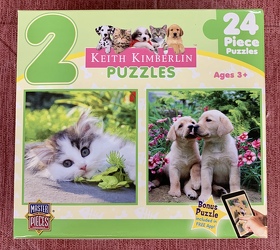 2 Keith Kimberlin Puzzles 24 pc from Clark Flower and Gift Shop in Clark, SD