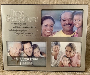 Three Generations Multi Photo Frame from Clark Flower and Gift Shop in Clark, SD