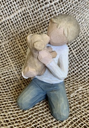 Kindness (boy) by Willow Tree 26217 from Clark Flower and Gift Shop in Clark, SD